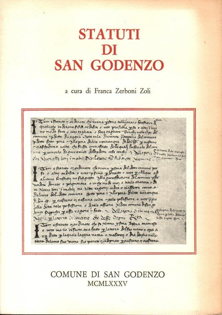 Statuti di san Godenzo