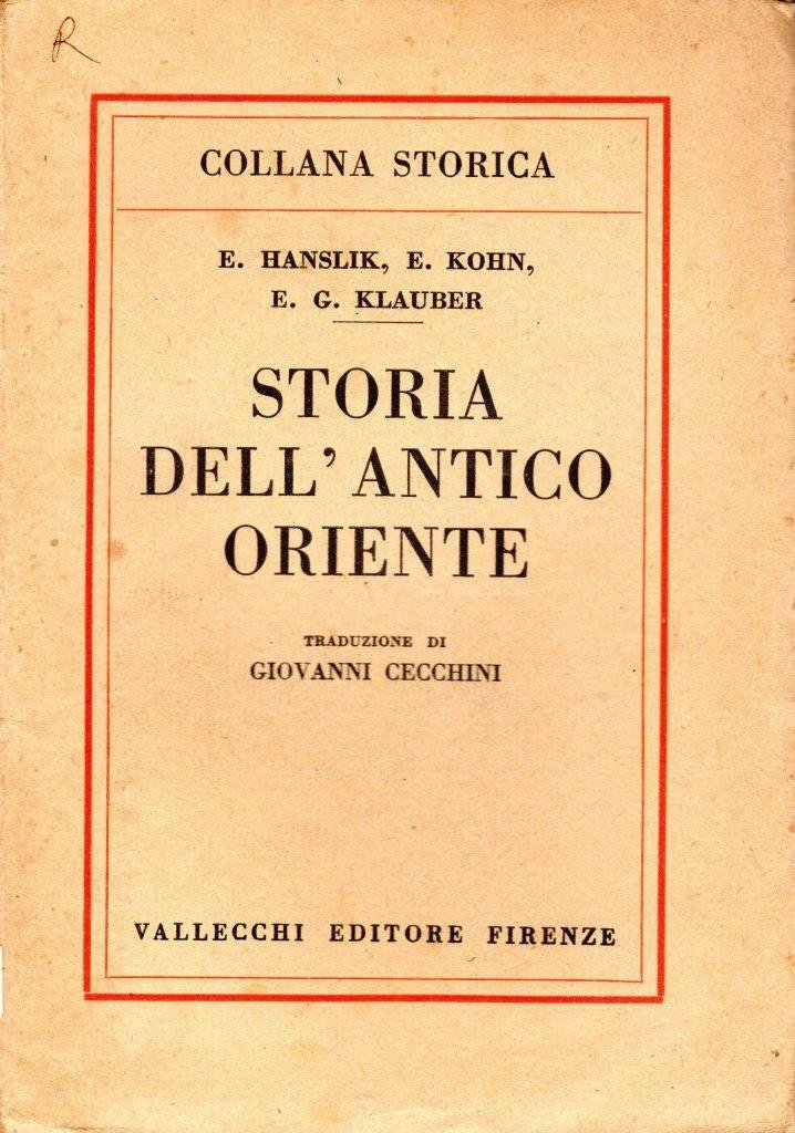 Storia dell'antico oriente