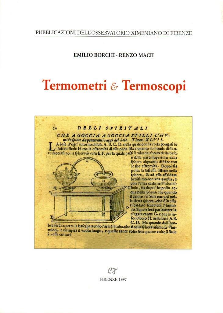 Termometri e Termoscopi