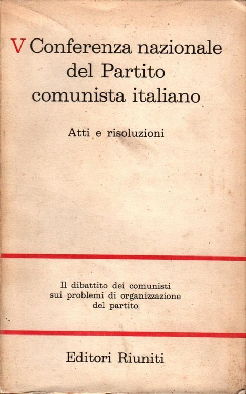 V Conferenza nazionale del Partito comunista italiano