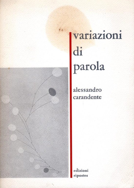 Variazioni di parola (dedica dell'autore a Enrico vallecchi)