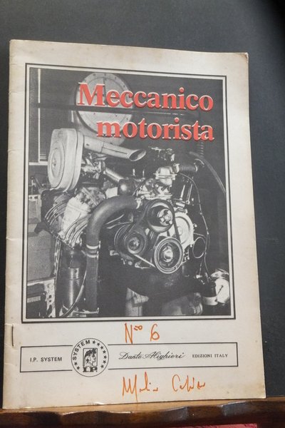 MECCANICO MOTORISTA DISPENSA N. 6