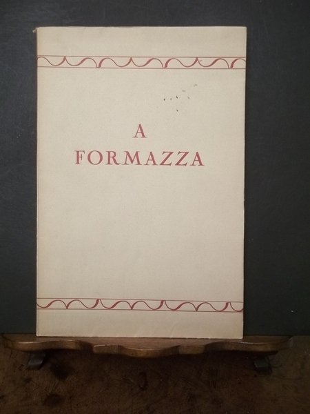 A Formazza. Edizione critica degli statuti concessi alla Valle, dal … | Immagine principale