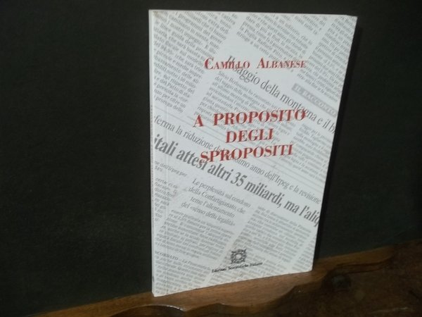 A PROPOSITO DEGLI SPROPOSITI