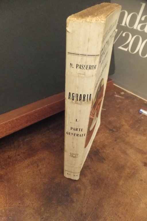 AGRONOMIA 1 PARTE GENERALE - N. PASSERINI