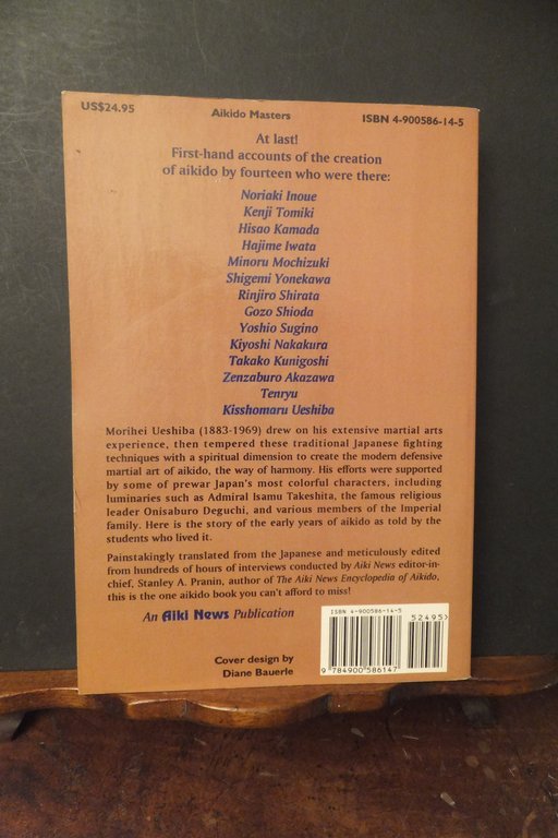 AIKIDO MASTERS PREWAR STUDENTS OF MORIHEI UESHIBA - VOLUME ONE