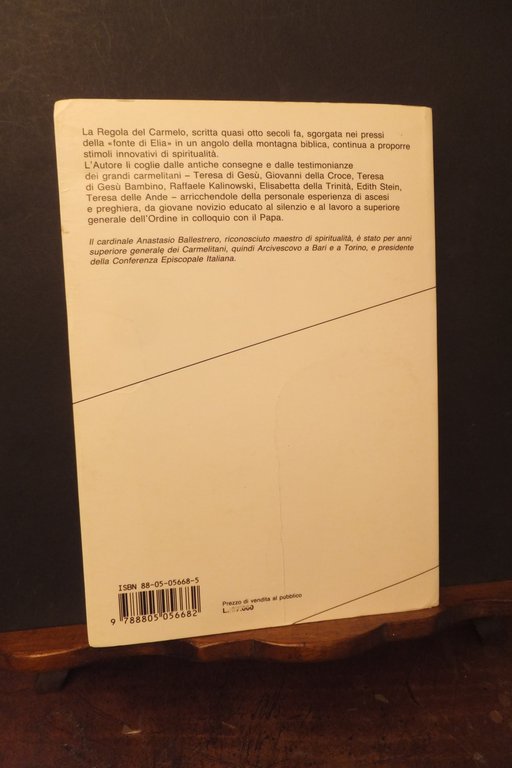 ALLA FONTE DEL CARMELO ANASTASIO BALLESTRERO