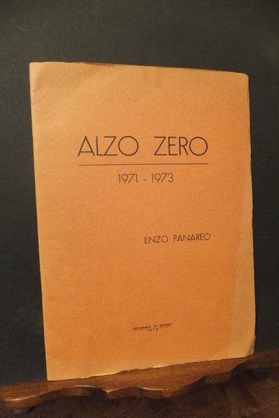 ALZO ZERO 1971 -1973 - DEDICA AUTORE