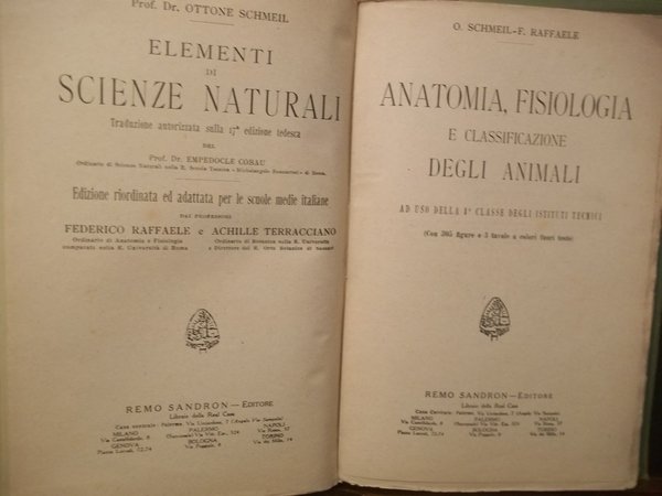 ANATOMIA FISIOLOGIA E CLASSIFICAZIONE DEGLI ANIMALI AD USO DELLA 1° …