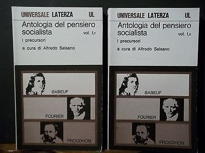 Antologia del pensiero socialista I precursori. Babeuf Fourier Proudhon