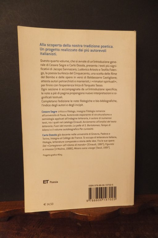 ANTOLOGIA DELLA POESIA ITALIANA CINQUECENTO | Immagine Gallery 2