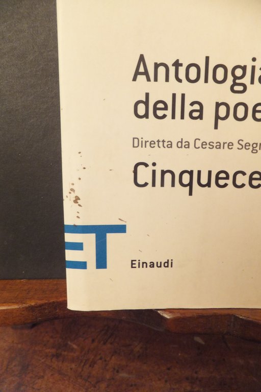 ANTOLOGIA DELLA POESIA ITALIANA CINQUECENTO | Immagine Gallery 5