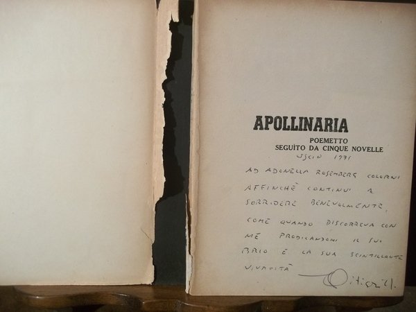 APOLLINARIA POEMETTO SEGUITO DA CINQUE NOVELLE | Immagine Gallery 2