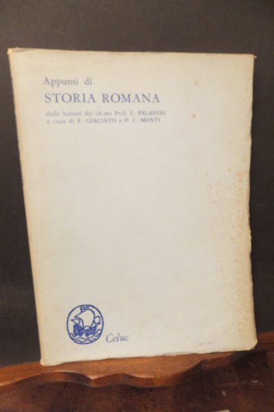 APPUNTI DI STORIA ROMANA