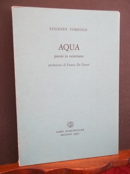 AQUA POESIE IN VENEZIANO