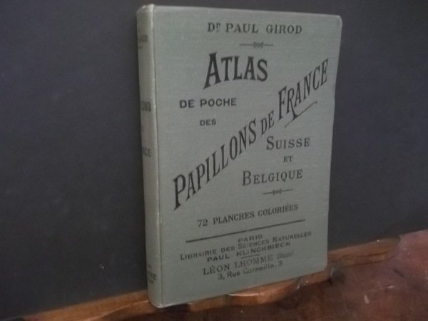 ATLAS DE POCHE PAPILLONS DE FRANCE SUISSE BELGIQUE BIBLIOTEHEQUE DE …