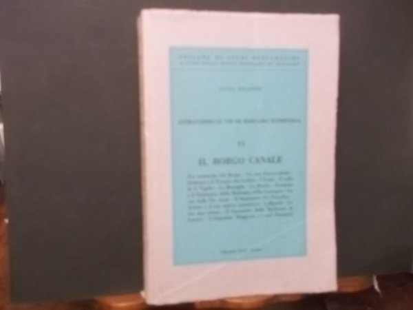 ATTRAVERSO LE VIE DI BERGAMO SCOMPARSA - VI IL BORGO …