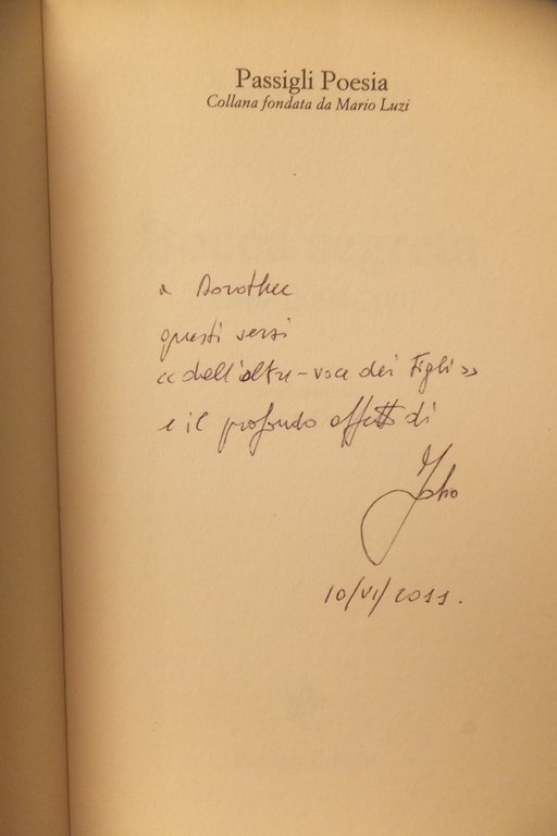 BOCCA SEGRETA POESIE 2004 - 2007 FABIO SCOTTO AUTOGRAFO