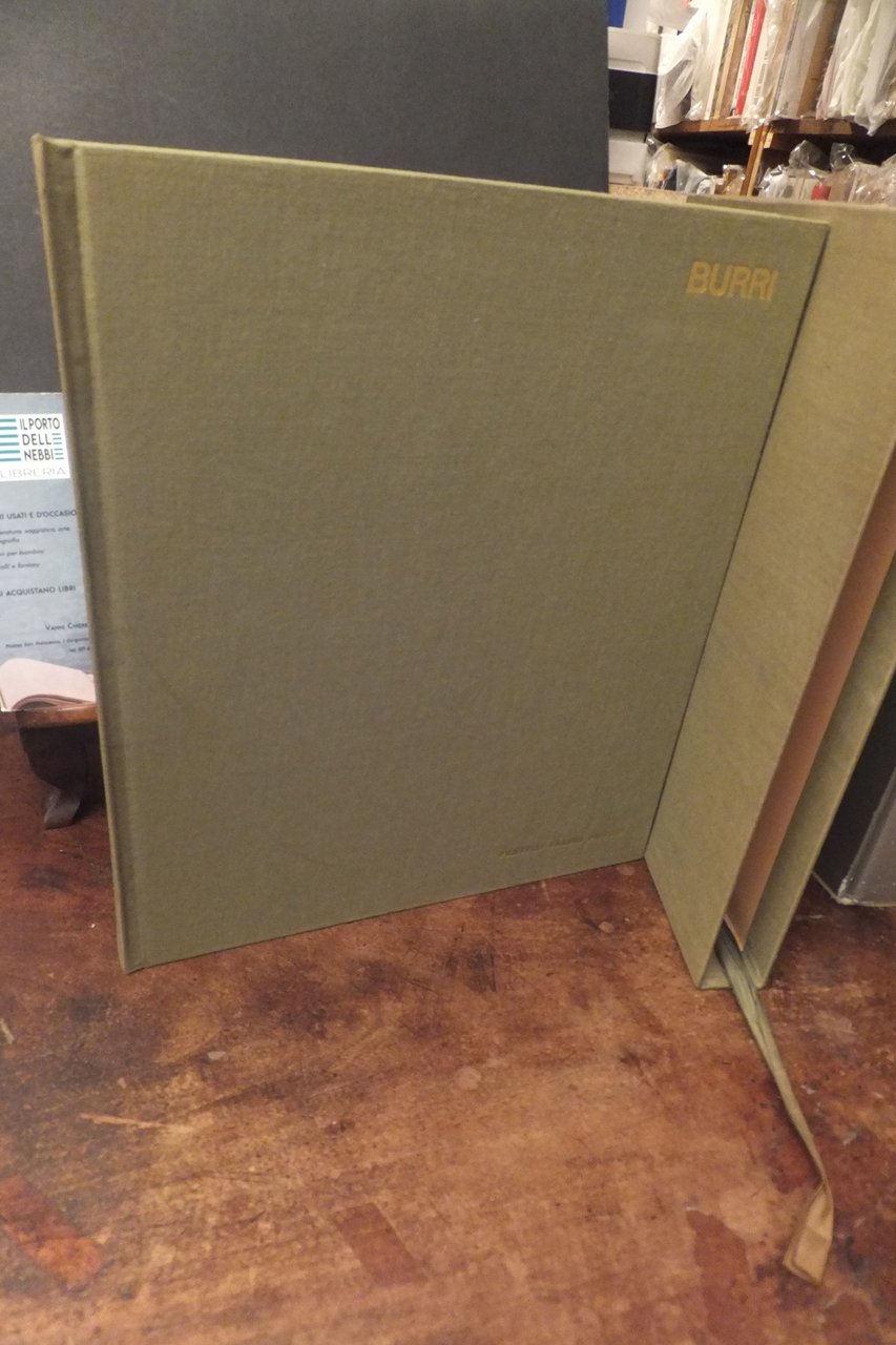 BURRI LE GRANDI MONOGRAFIE PITTORI D'OGGI