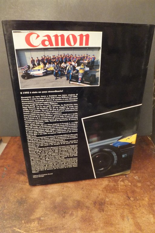 CANON WILLIAMS TEAM FORMULA 1 WORLD CHAMPIONSHIP 1992 - L'ANNO …