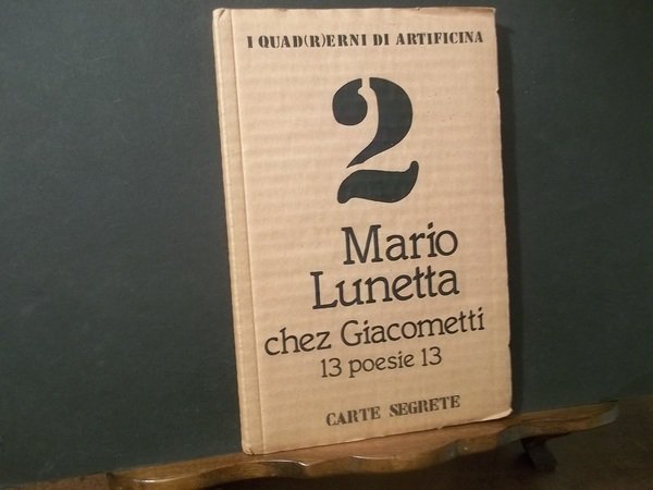 CHEZ GIACOMETTI 13 POESIE