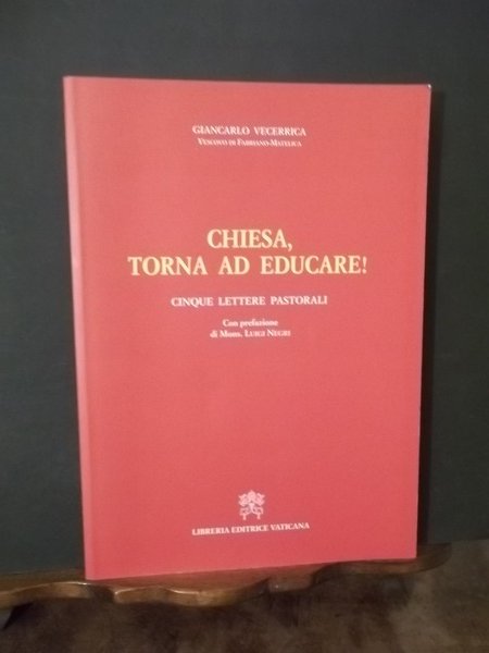 CHIESA TORNA AD EDUCARE