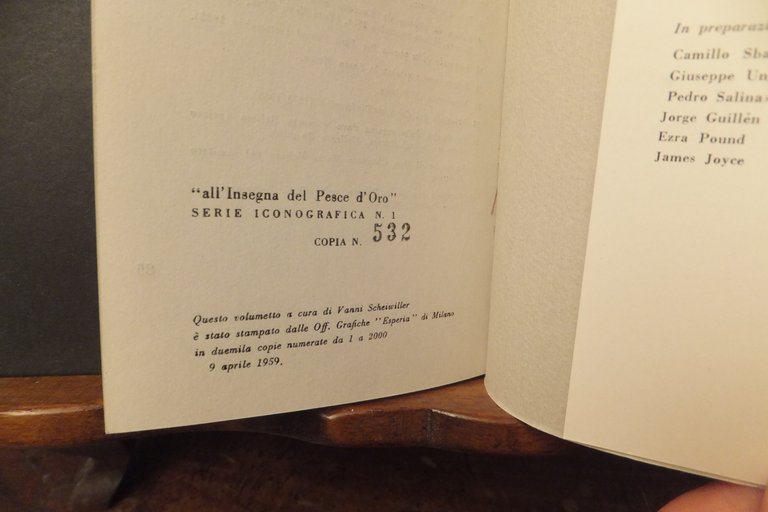 CLEMENTE REBORA ICONOGRAFIA A CURA DI VANNI SCHEIWILLER CON UNA … | Immagine Gallery 3