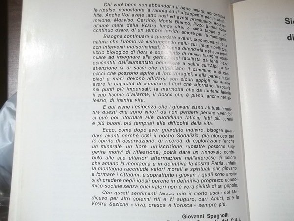 CLUB ALPINO ITALIANO SEZIONE DI GALLARATE NUMERO UNICO DEL CINQUANTENARIO …