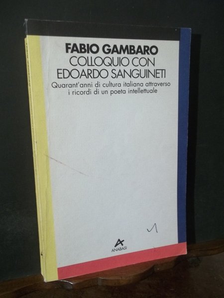 COLLOQUIO CON EDOARDO SANGUINETI