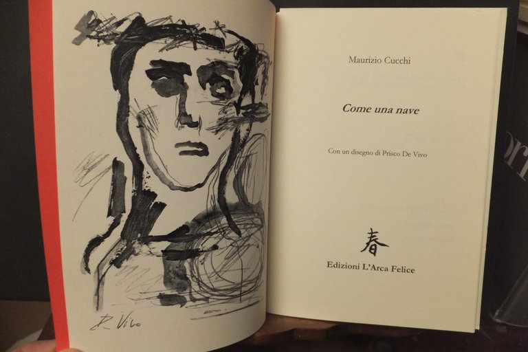 COME UNA NAVE MAURIZIO CUCCHI DISEGNO DI PRISCO DE VIVO