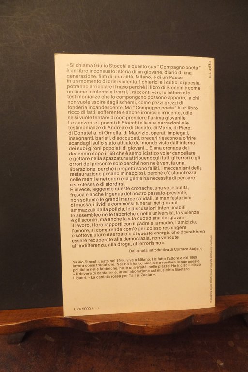 COMPAGNO POETA GIULIO STOCCHI