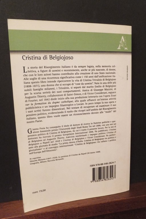 CRISTINA DI BELGIOJOSO DAL SALOTTO ALLA POLITICA GIANNA PROIA