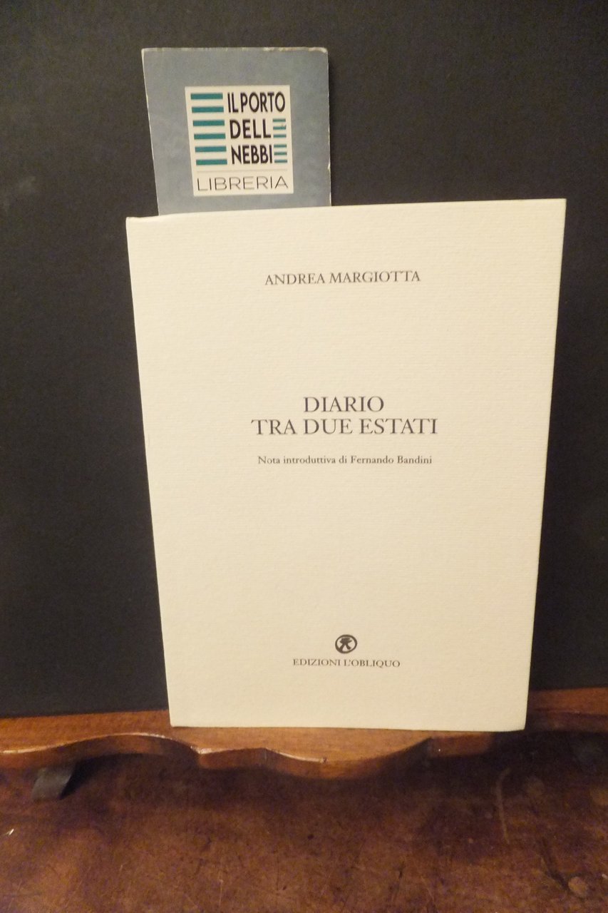 DIARIO TRA DUE ESTATI ANDREA MARGIOTTA | Immagine principale