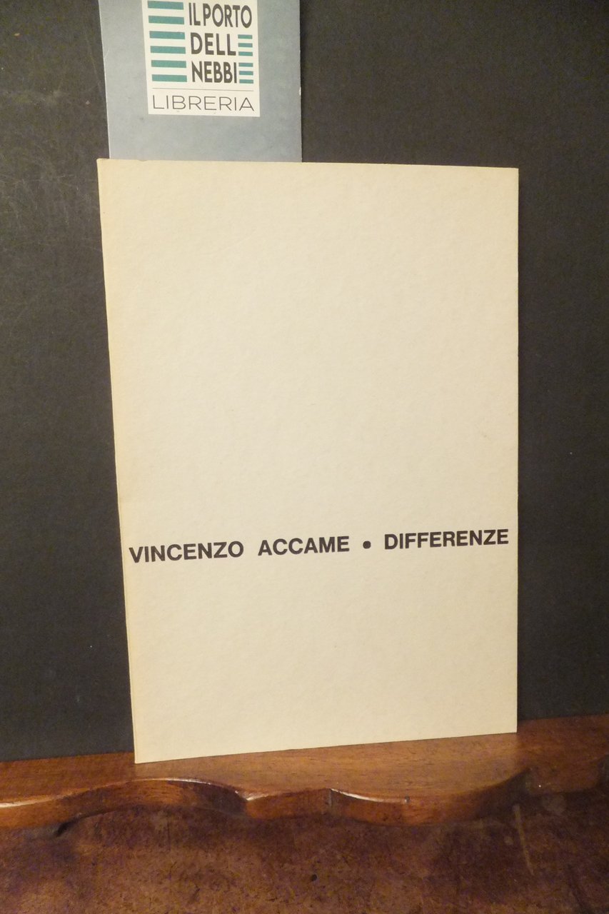 DIFFERENZE VINCENZO ACCAME