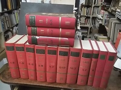 DIZIONARIO LETTERARIO BOMPIANI -14 VOLUMI 1947