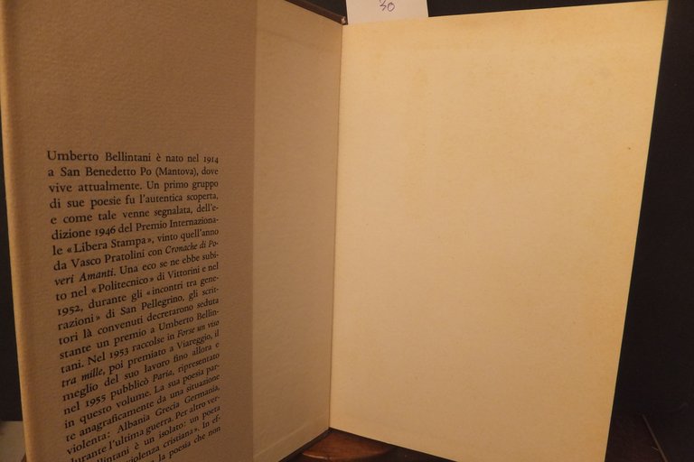 E TU CHE M'ASCOLTI UMBERTO BELLINTANI