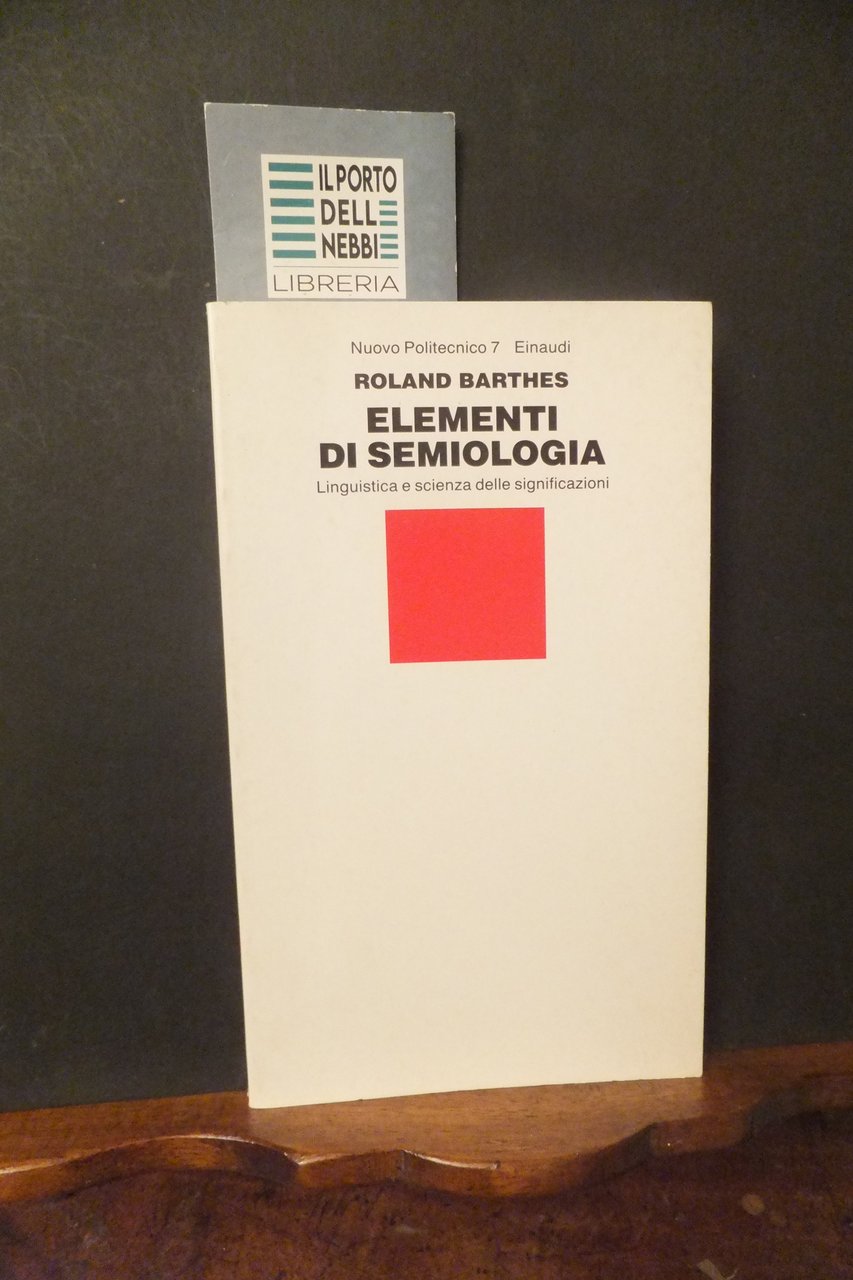 ELEMENTI DI SEMIOLOGIA ROLAND BARTHES | Immagine principale