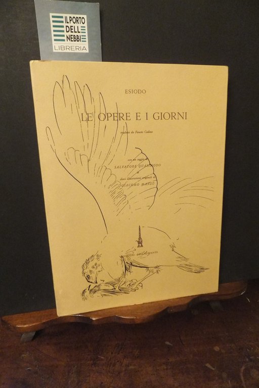 ESIODO  LE OPERE E I GIORNI SALVATORE QUASIMODO GIACOMO MANZU