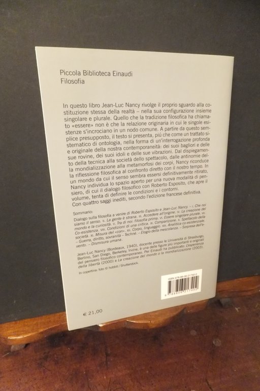 ESSERE SINGOLARE PLURALE JEAN-LUC NANCY