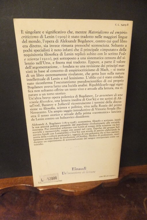 FEDE E SCIENZA ALEKSANDR BOGDANOV LA POLEMICA SU MATERIALISMO ED …