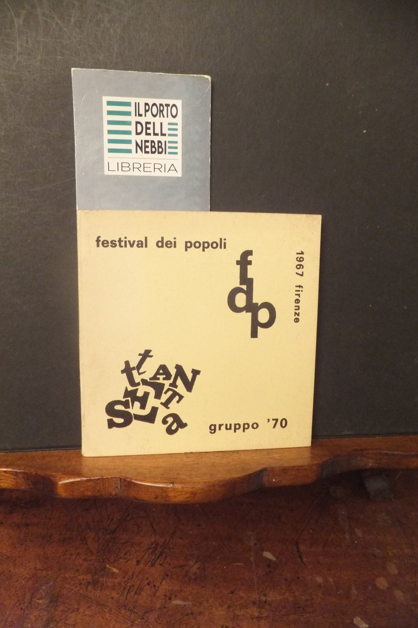 FESTIVAL DEI POPOLI 1967 FIRENZE GRUPPO 70 -PRIMA RASSEGNA CINEMA …