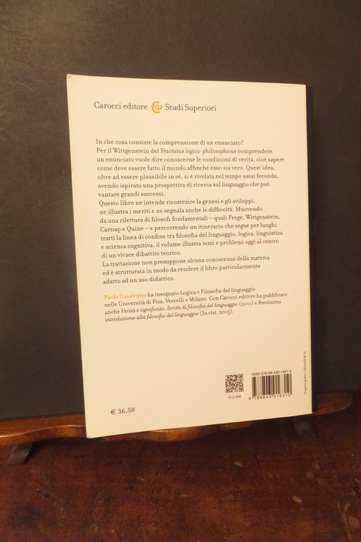 FILOSOFIA DEL LINGUAGGIO NU'INTRODUZIONE PAOLO CASALEGNO