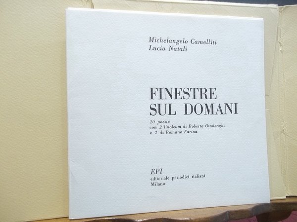 FINESTRE SUL DOMANI 20 POESIE CON 2 LINOLEUM DI ROBERTA …