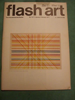 FLASH ART - N. 70-71 GENNAIO/FEBBRAIO 1977