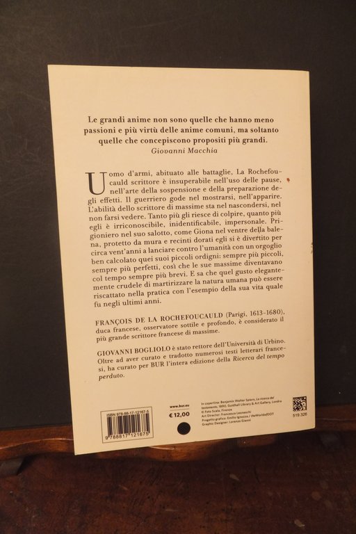 FRANCOIS DE LA ROCHEFOUCAULD MASSIME