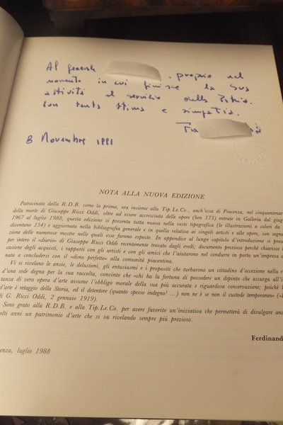 GALLERIA D'ARTE MODERNA RICCI ODDI DI PIACENZA