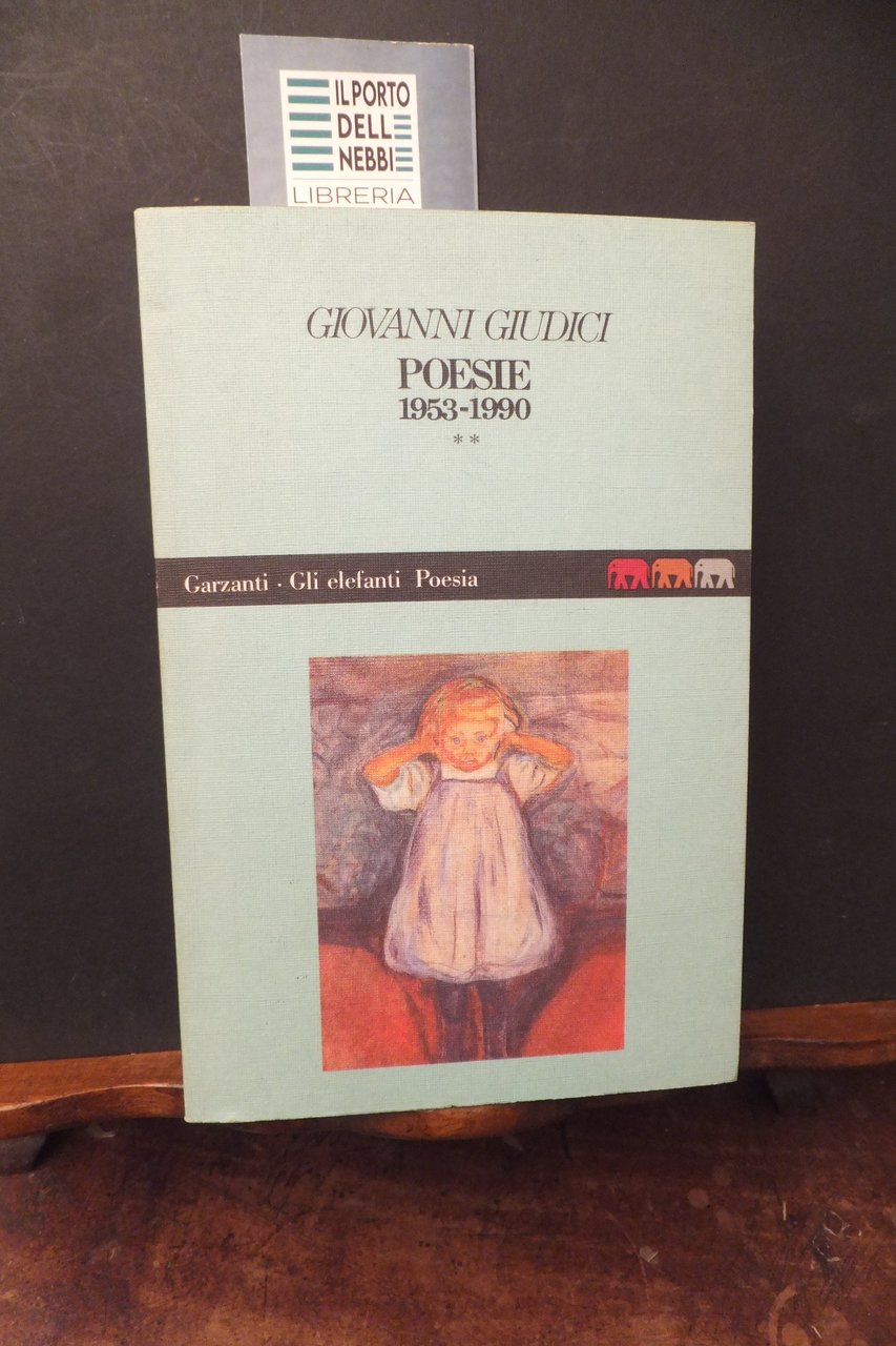 GIOVANNI GIUDICI POESIE 1953 - 1990 VOLUME SECONDO | Immagine principale
