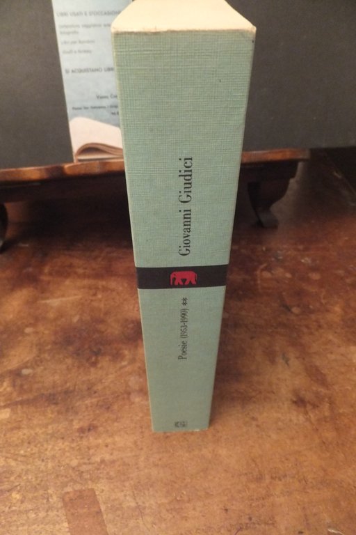 GIOVANNI GIUDICI POESIE 1953 - 1990 VOLUME SECONDO | Immagine Gallery 3