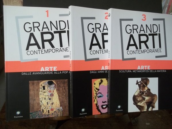 GRANDI ARTI CONTEMPORANEE 1- 2 - 3 - ARTE DALLE AVANGUARDIE ALLA POP ART - ARTE DAGLI ANNI SETTANTA A OGGI - ARTE SCULTURA METAMORFOSI DELLA MATERIA