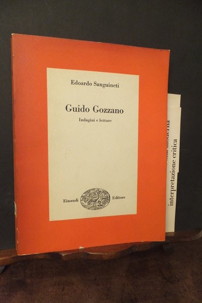 GUIDO GOZZANO INDAGINI E LETTURE